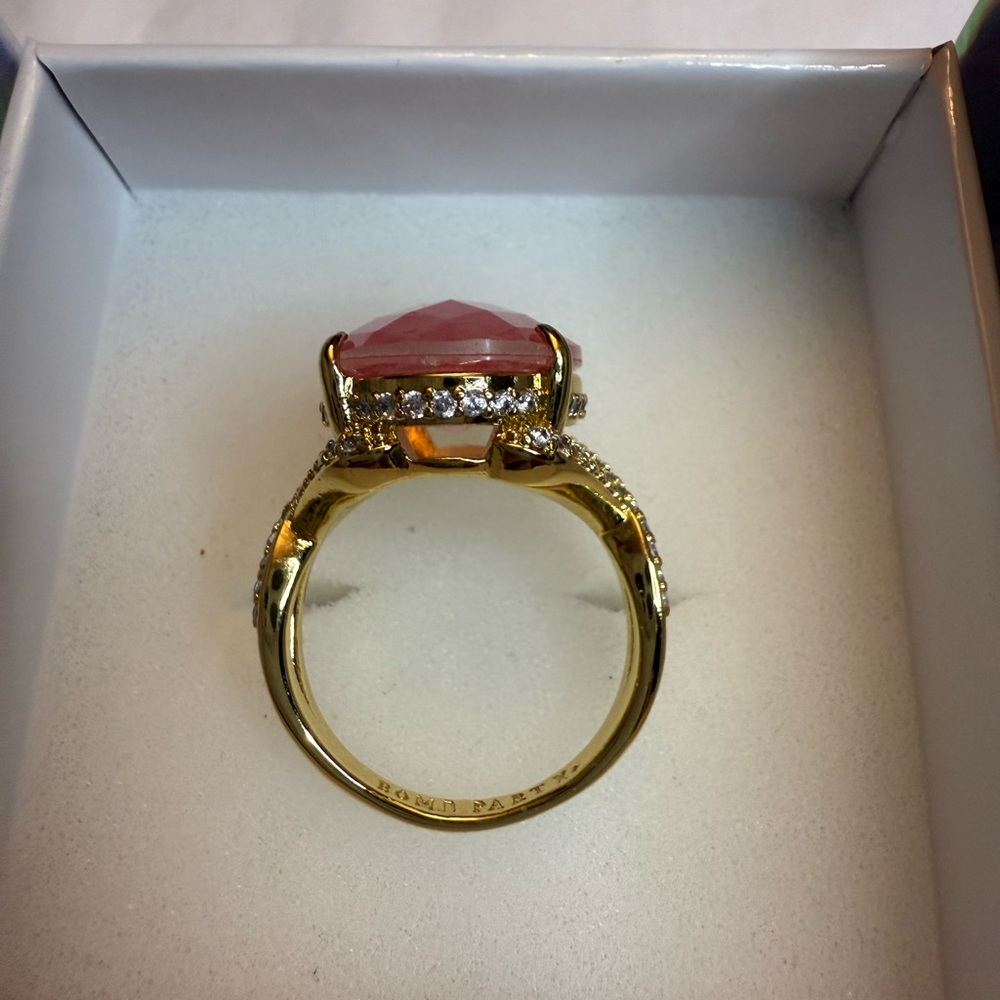 Bomb Party Mental Health collection color changing ring size 9 Rose quartz - Picture 3 of 6